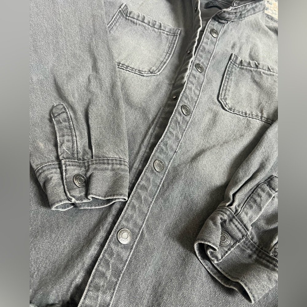 Primark Charcoal Shirt Jacket - Picture 2 of 6